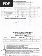 B.Tech. II SEMESTER SET A041018054102