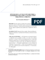 Fernandez Richard Jose Sin Tesis de La Evolucion Historica Experimentada Por La Legis Lacion Urba