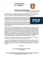 Informe de Constitucion