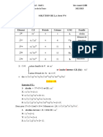 Solution de La Série N°4