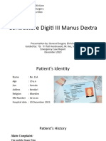 20 - Dec - 2023 - Kontraktur Digiti III Manus Dextra