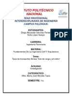 Tipos de Tranportes Ferreas - Trenes de Carga y El Metro.