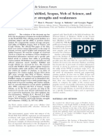 Comparison of PubMed, Scopus, Web of Science, and Google Scholar - Strengths and Weaknesses - Enhanced Reader