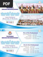 PG Admission Information Brochure University of Lucknow - 2023-2024.cdr