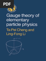 Cheng and Li Gauge Theory of Elementary Particles