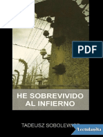 He Sobrevivido Al Infierno Tadeusz Sobolewicz L®