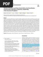 The Role of Vicariance and Paleoclimatic Shifts in