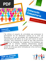 D Dimensión Comunitaria