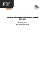 Periodo de Transición Hacia La Democracia Española (1973-1978)