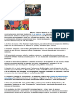 Alberto Fujimori Disolvió El Congreso y Ordenó La Reestructuración Del Poder Judicial El