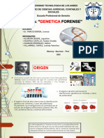 Grupo 6. LA GENÉTICA FORENSE