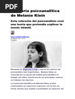 La Teoría Psicoanalítica de Melanie Klein