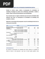 2.2-Presupuesto de Actividades de Marketing Digital