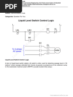 Liquid Level Switch Control Logic