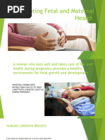 Promoting Fetal and Maternal Health