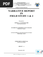 NARRATIVE For Field Study