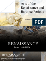 Arts of The Rennaisance and Baroque Periods