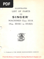 Singer 331K1 To K6