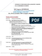 Programa - XXII - Congreso Sendimad 2023