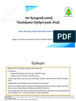 Diet Ketogenik Tatalaksana Epilepsi Pada Anak