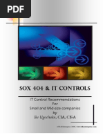 SOX 404 & IT Controls: IT Control Recommendations For Small and Mid-Size Companies by