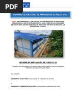 Informe de Ampliacion Plazo N°02