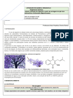 Obtenção de Um Produto Natural