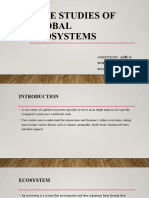 Case Studies of Global Ecosystems: Ajil S