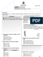 Prueba Diagnóstica 7º Español (2011)