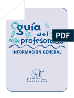 Aquarium BCN Guia Profesorado Info GNRL