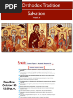 Lec 06 Orthodox Tradition - Salvation 2023