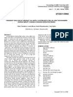 Transient Analysis of Aircraft Oil Supply System