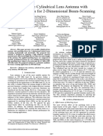 2022.10 - ISAP - Low Profile Cylindrical Lens Antenna With Matching Layers For 2-Dimensional Beam-Scanning