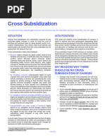 IATA Cross Subsidization