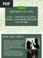 RA 9262 VAWC Presentation