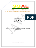 PROG S2 Fondamentaux JAVA