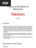 Causes of The Failure of Democracy in Pakistan