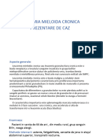 Prezentare de Caz Leucemia Mieloida Cronica