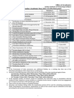 Academic Calendar AY 2021-22 (UG 1st Year) - 30112021