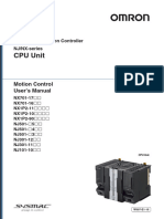 Manuale Motion Control Omron