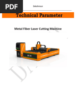 DM Fiber Laser Cutting Machine 1 KW