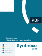 Synthèse Rapport État Services Publics 2023