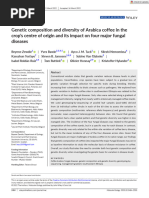 Molecular Ecology - 2022 - Zewdie - Genetic Composition and Diversity of Arabica Coffee in The Crop S Centre of Origin and