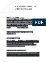 Segunda Generacion de Los Derechos Humanos