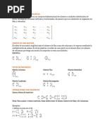 Matrices y Determinantes