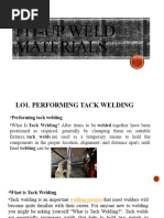 Fit-Up Weld Materials