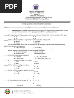 2nd Quarter Summative Test in Science