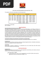 General Regulatory Statement For RCB