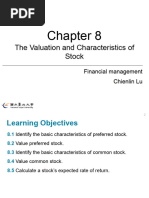 ch08 Valuation and Characteristics of Stock