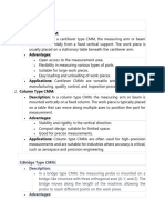 3) Bridge Type CMM: Description